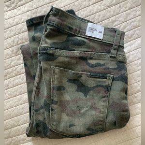 Hudson High Waist Barbara Camo Jeans